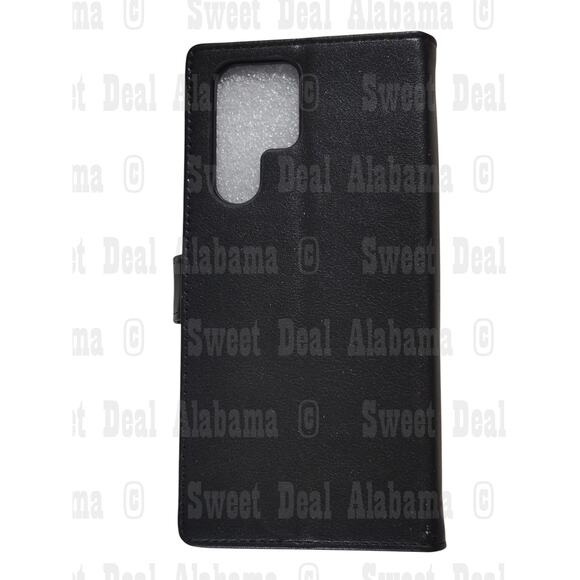Cellphone Wallet For Samsung Galaxy S22 Ultra (6.8"), Black - Picture 1 of 4
